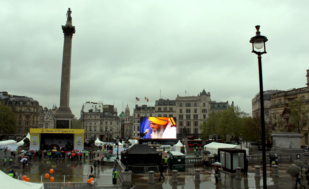 Londres : Trafalgar Square, Piccadilly Circus, Oxford Street
