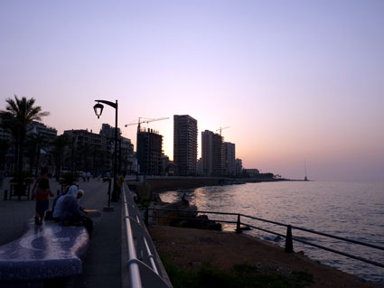 Liban - La corniche de Beyrouth