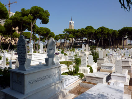 Liban - Beyrouth - Cimetière Musulman