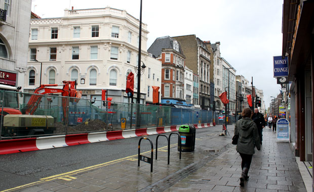 Londres : Trafalgar Square, Piccadilly Circus, Oxford Street