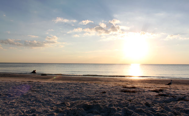 Coucher de soleil à Fort Desoto