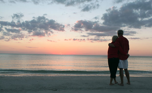 Coucher de soleil à Fort Desoto