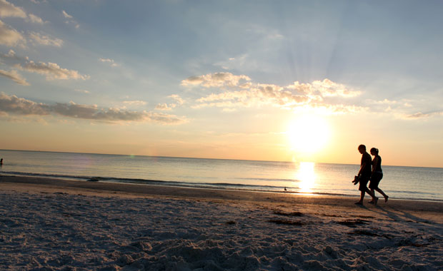 Coucher de soleil à Fort Desoto