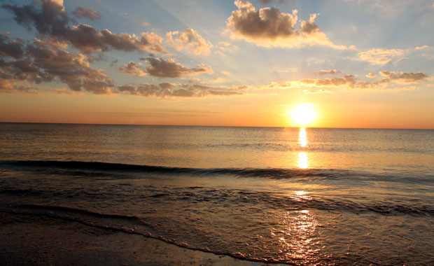 Coucher de soleil à Fort Desoto