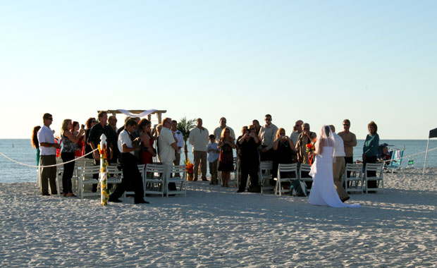 Coucher de soleil à Honeymoon Island