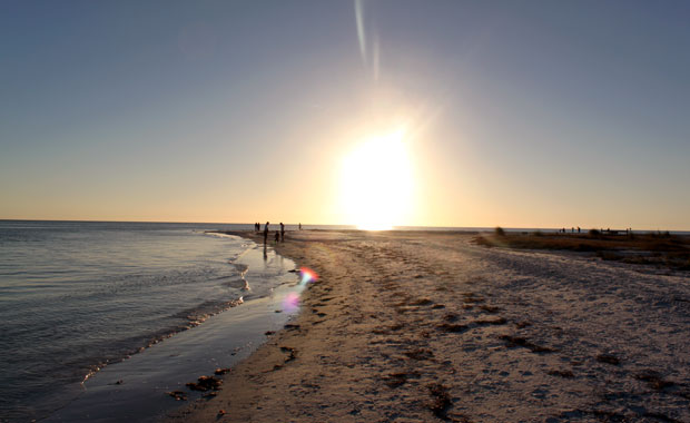 Coucher de soleil à Honeymoon Island