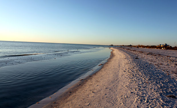 Coucher de soleil à Honeymoon Island