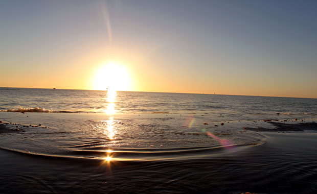 Coucher de soleil à Honeymoon Island