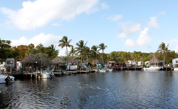 Camping a Key Largo