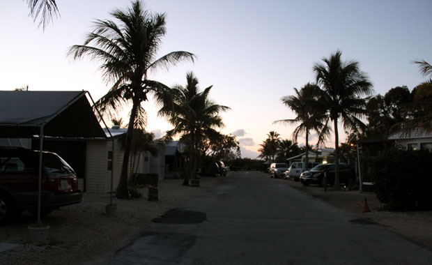 Camping a Key Largo