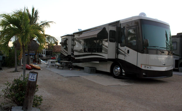 Camping a Key Largo