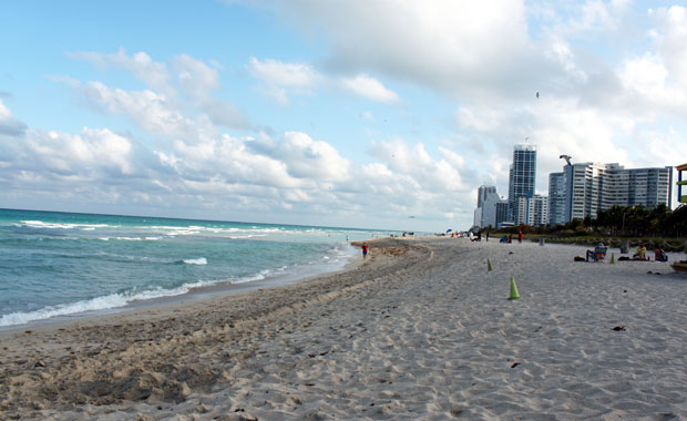 La plage de Miami Beach