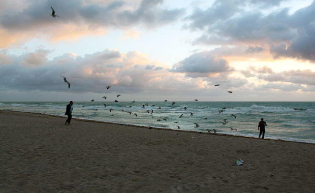 La plage de Miami Beach