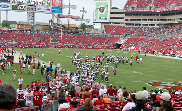 Match de pré-saison pour les Buccaneers 