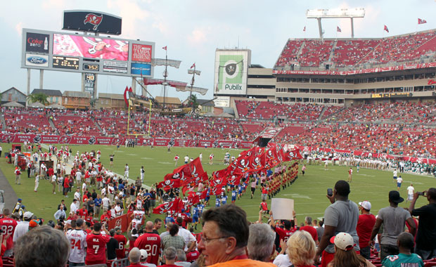 Match de pré-saison pour les Buccaneers 