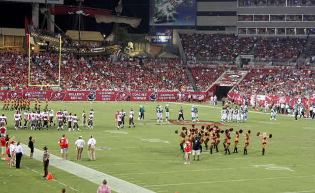 Match de pré-saison pour les Buccaneers 