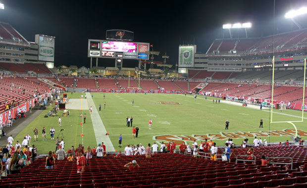 Match de pré-saison pour les Buccaneers 