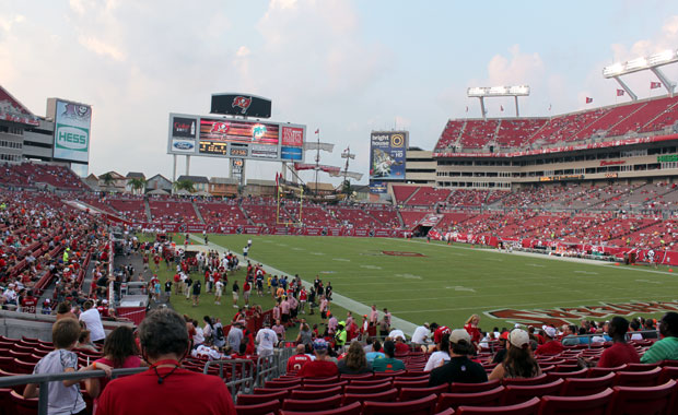 Match de pré-saison pour les Buccaneers