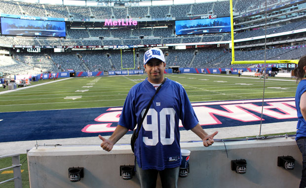 New York : Match de football des Giants