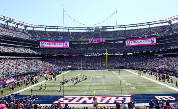 New York : Match de football des Giants