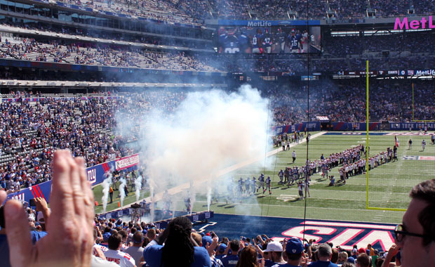 New York : Match de football des Giants