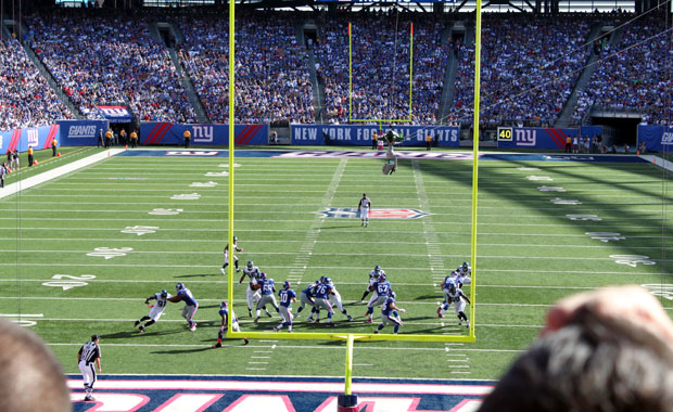 New York : Match de football des Giants