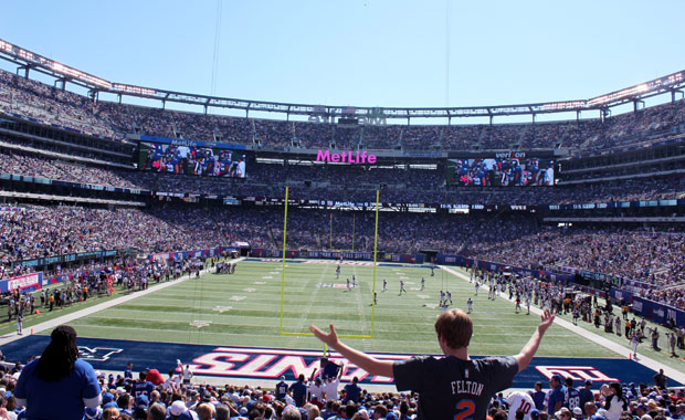 New York : Match de football des Giants