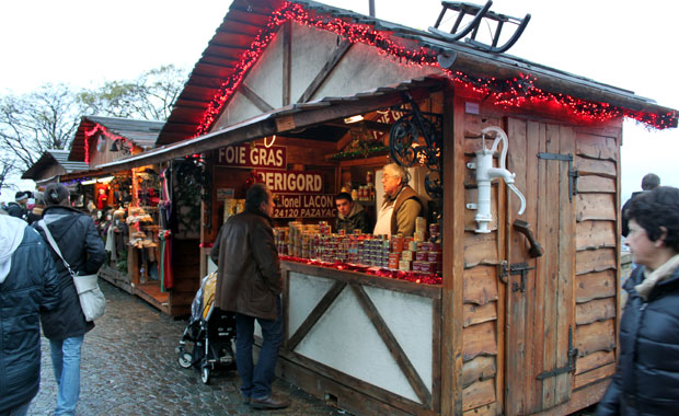 Séjour en France pour Noël. Paris pour une courte visite