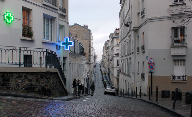 Séjour en France pour Noël. Paris pour une courte visite