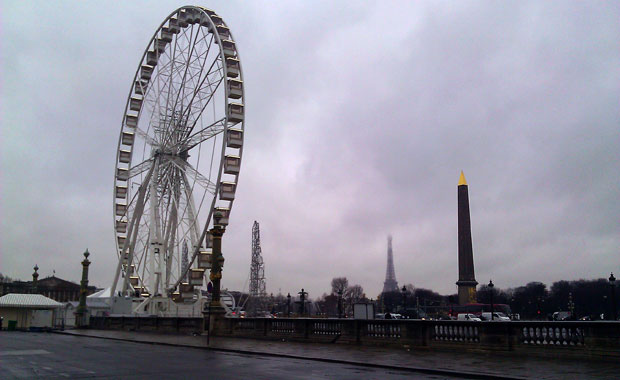 Séjour en France pour Noël. Paris pour une courte visite