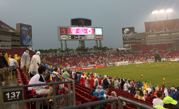 Soccer Match Etats Unis vs Antigua